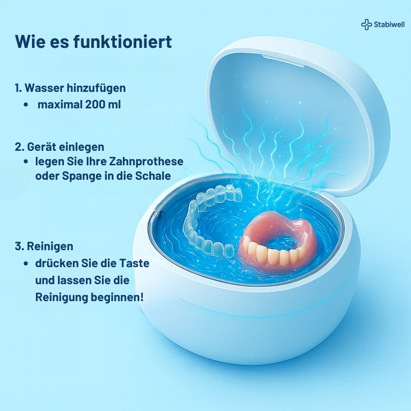 Dentix - Ultraschall-Desinfektionsbox | 50% RABATT